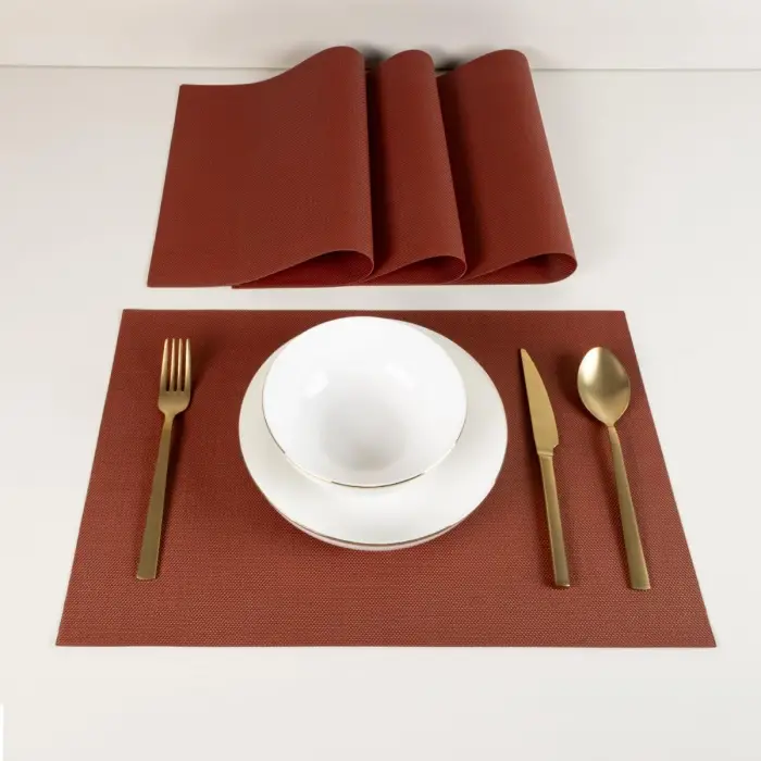 Harmony Mahogany 4 Parça Amerikan Servis Seti 30x45 cm