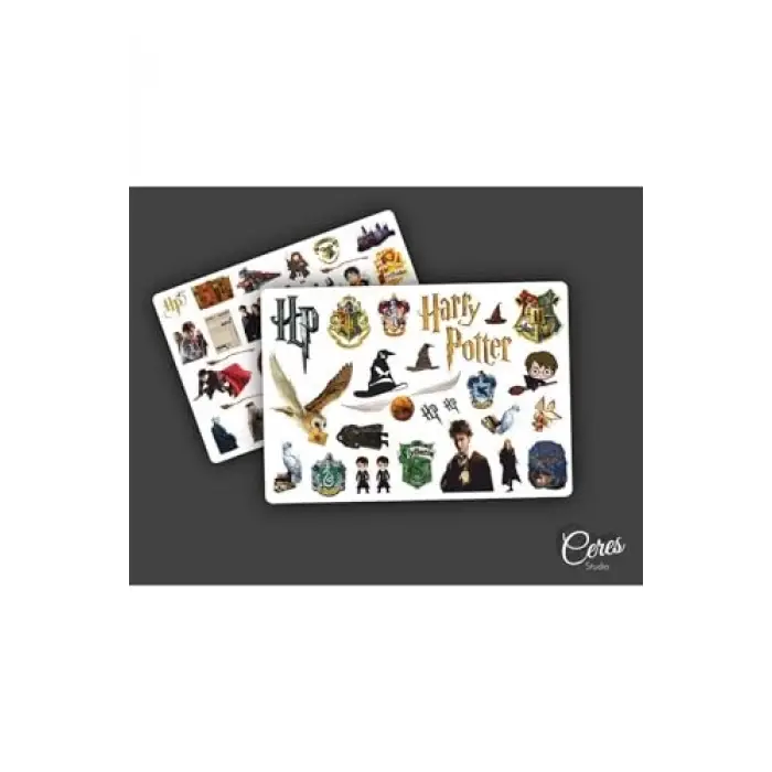 Harry Potter Sticker, 2-5 Cm Arası, 2 Sayfa, 54 Adet