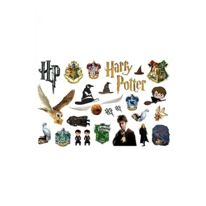 Harry Potter Sticker, 2-5 Cm Arası, 2 Sayfa, 54 Adet