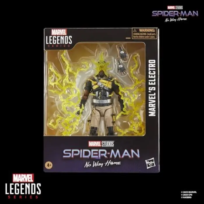 Hasbro Legends Series ’s Electro Deluxe Aksiyon Figürü, Spider-Man: No Way Home