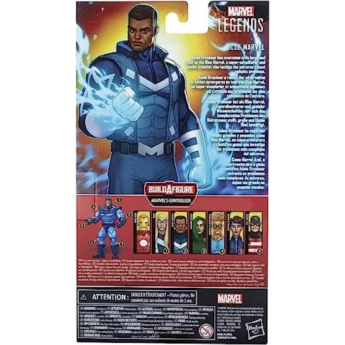 Hasbro Marvel Legends Series Blue Marvel Aksiyon Figürü (Marvels Controller Baf)
