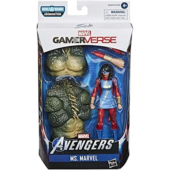 Hasbro Marvel Legends Series Gamerverse Ms. Marvel (Abomination Baf) Aksiyon Figürü