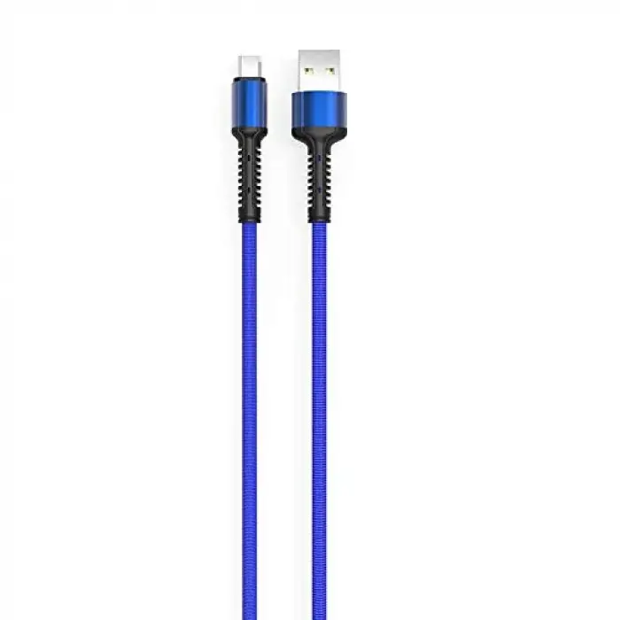 Hasır Kırılmaya Dayanıklı 3m LS65 Micro USB Kablo Kırmızı