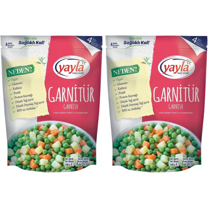 Haşlanmış Garnitür, 560 g Tekli Paket