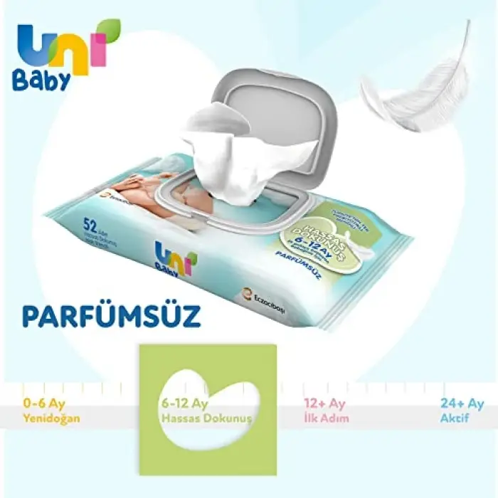 Hassas Dokunuş Islak Mendil 52 Yaprak