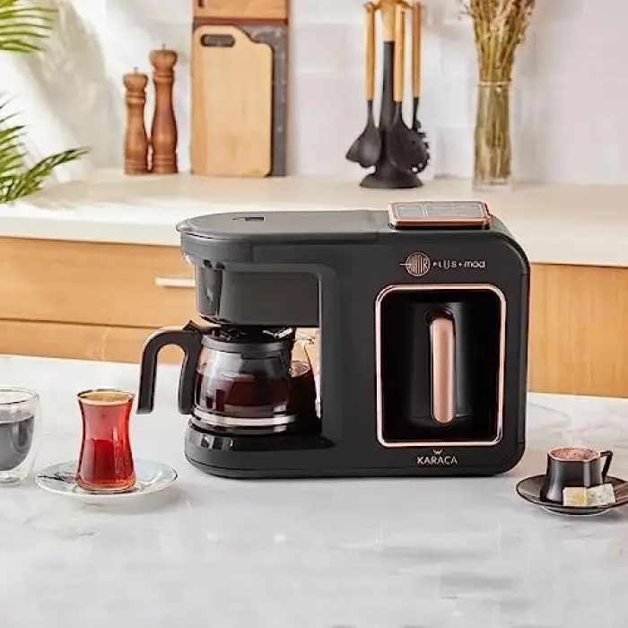 Hatır Plus Mod 5 in 1 Kahve Makinesi Black Copper