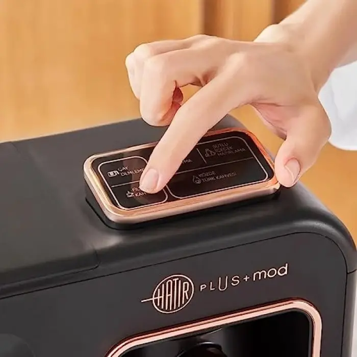 Hatır Plus Mod 5 in 1 Kahve Makinesi Black Copper