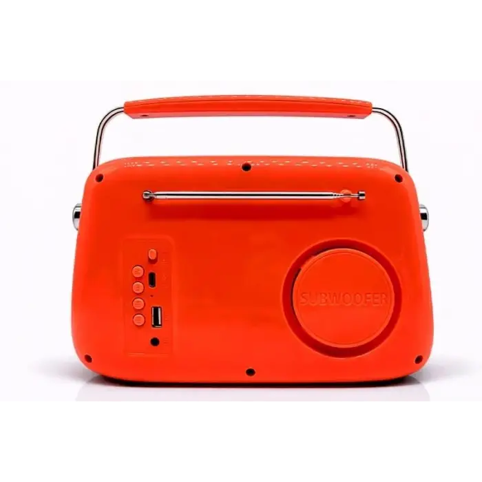 Havana Turuncu Retro Bluetooth FM Radyo