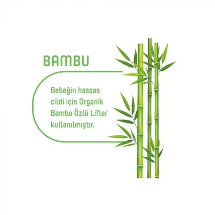 Havlu, Organik Bambu Özlü Islak 24×60 (1440 Yaprak)