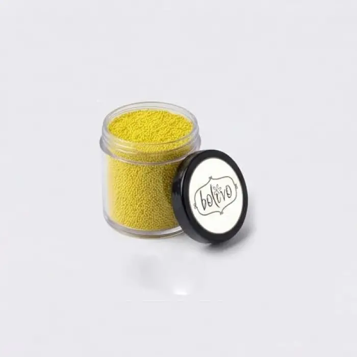 Havyar Boncuk,Deliksiz Boncuk (Sarı, 15 Gram)