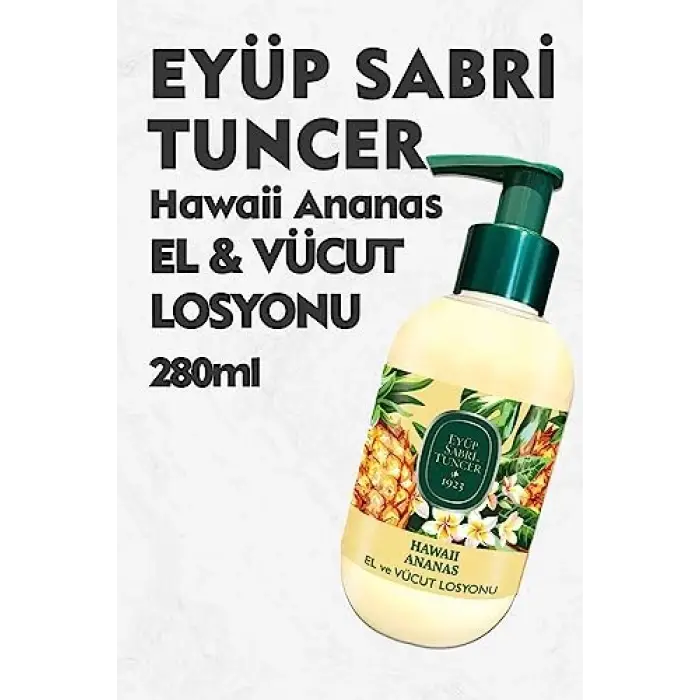 Hawaii Ananas El ve Vücut Losyonu 280 ml