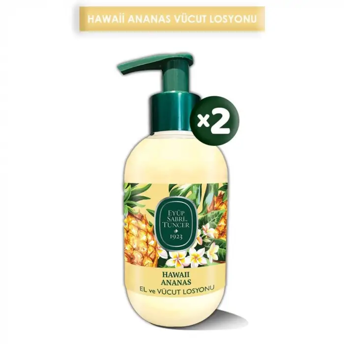Hawaii Ananas El ve Vücut Losyonu 280 ml x 2
