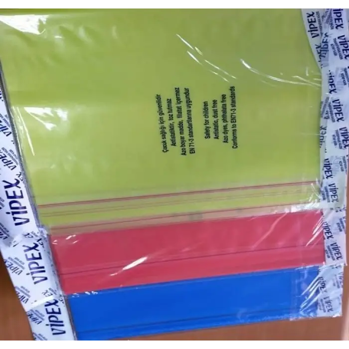 Hazır Kitap Kabı Renkli 10 Adet