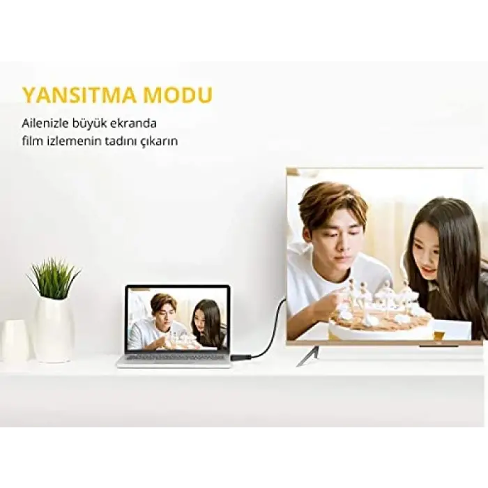 HDMI 2.0 4K ses ve görüntü kablosu, 1.5 metre