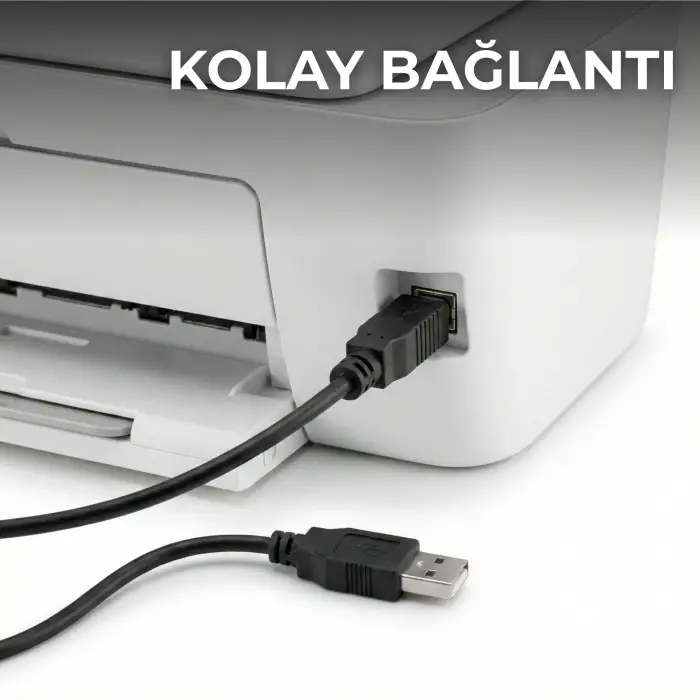 HDX7506 USB-A (E) - USB-B (E) 3mt Yazıcı Kablosu - Siyah