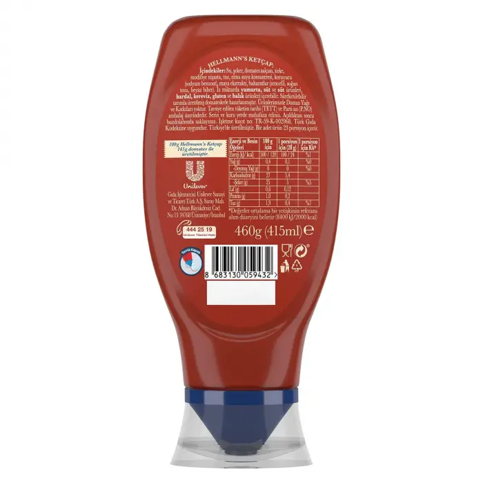 HellmannS Ketçap 460 g