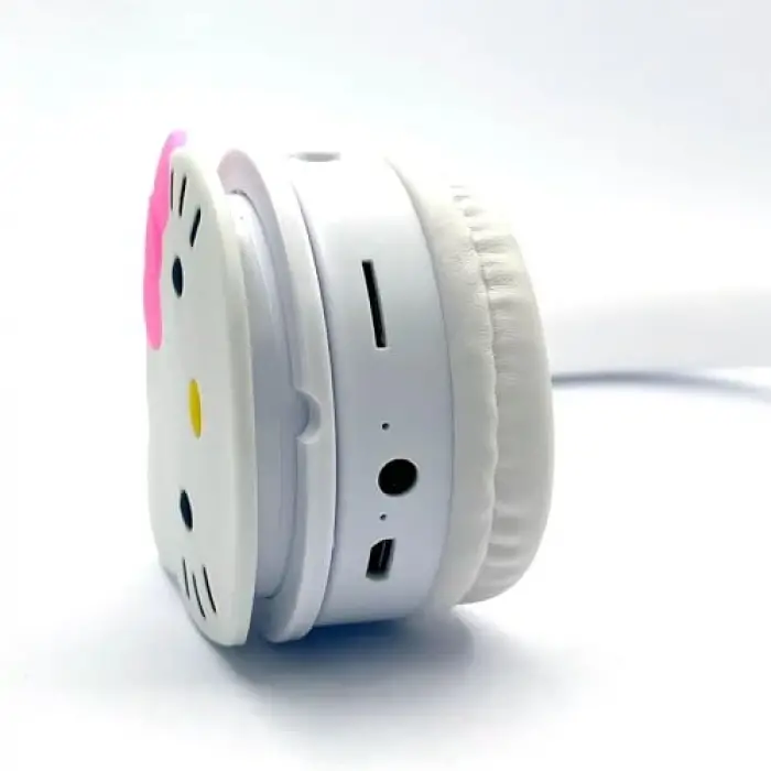 Hello Kitty Kablosuz Bluetooth Katlanabilir Kulak Üstü Kulaklık