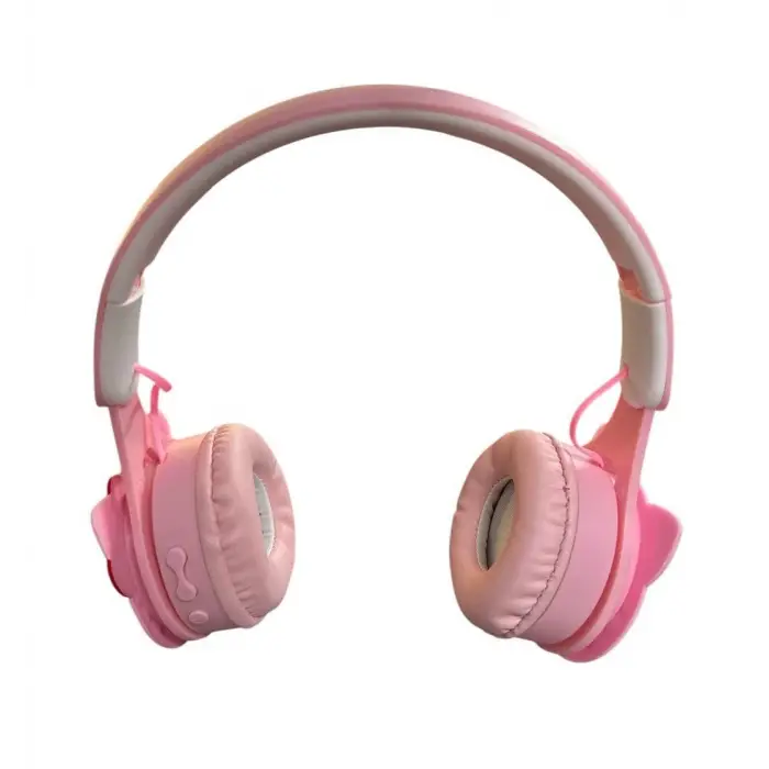Hello Kitty Kablosuz Bluetooth Katlanabilir Kulaküstü Kulaklık Pembe