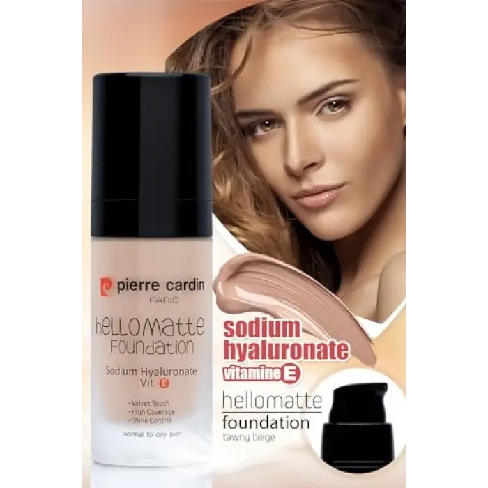 HelloMatte Foundation Tawny Beige, 30 ml