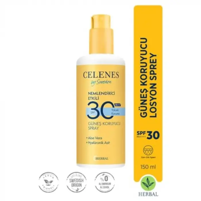 Herbal Güneş Koruyucu Losyon Spray SPF30 150ml