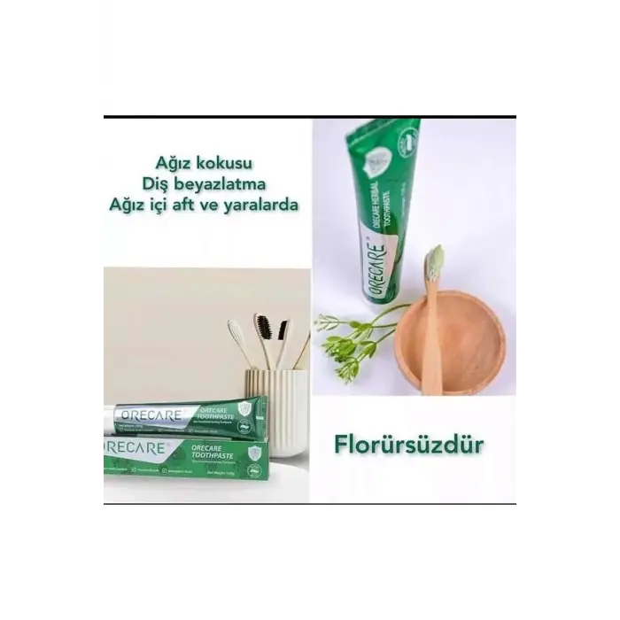 Herbal Toothpaste Orecare Bitkisel Diş Macunu 135 g