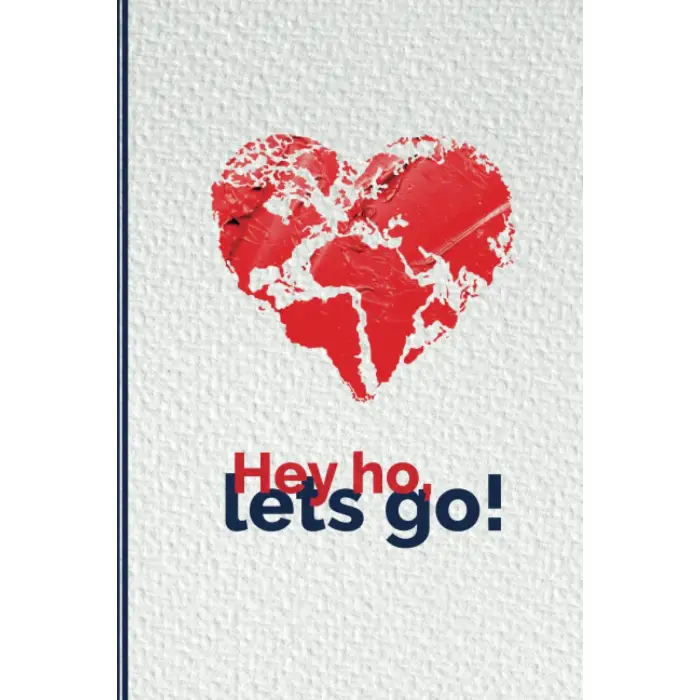 Hey ho, lets go: Cuaderno A5. Puntos. Mapa. (Spanish Edition)