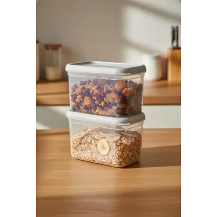 Hide Plus 2Li Saklama Kabı 1900 Ml Beyaz