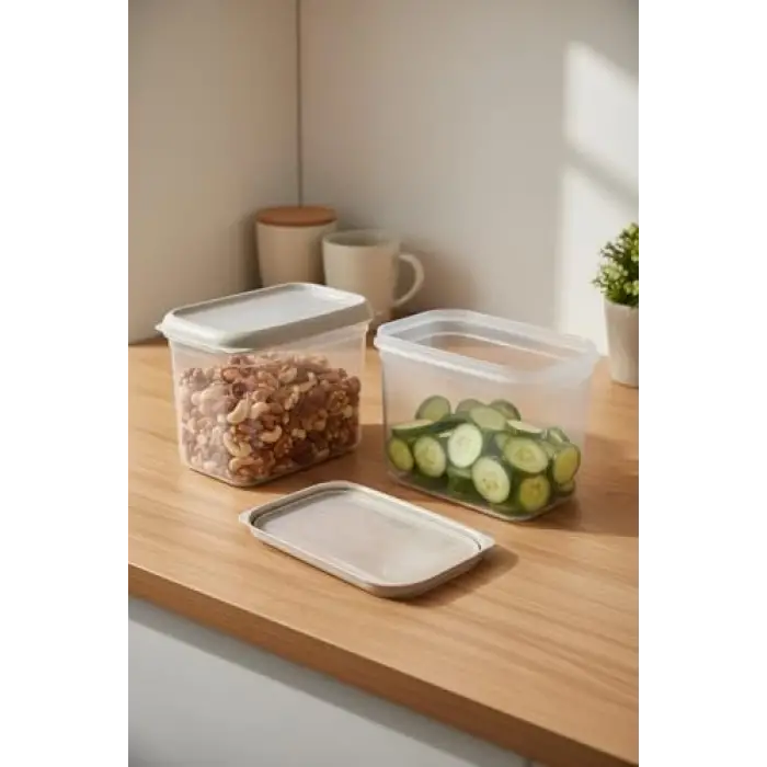 Hide Plus 2Li Saklama Kabı 1900 Ml Beyaz