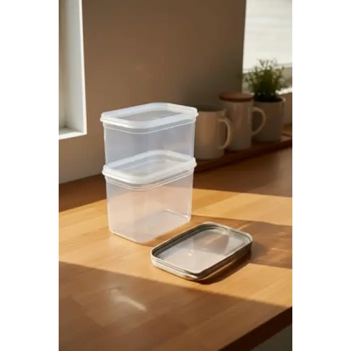 Hide Plus 2Li Saklama Kabı 1900 Ml Beyaz
