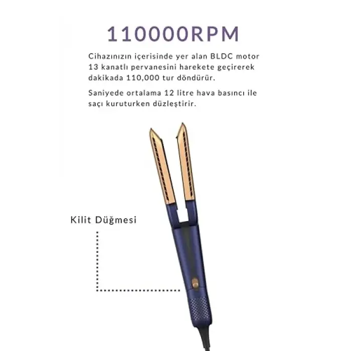 HİGH SPEED AİRSTRAİT SAÇ DÜZLEŞTİRİCİ