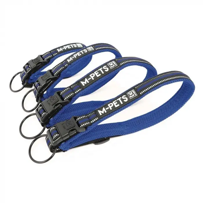 Hıkıng Reflektörlü Soft Boyun Tasması Blue (M)