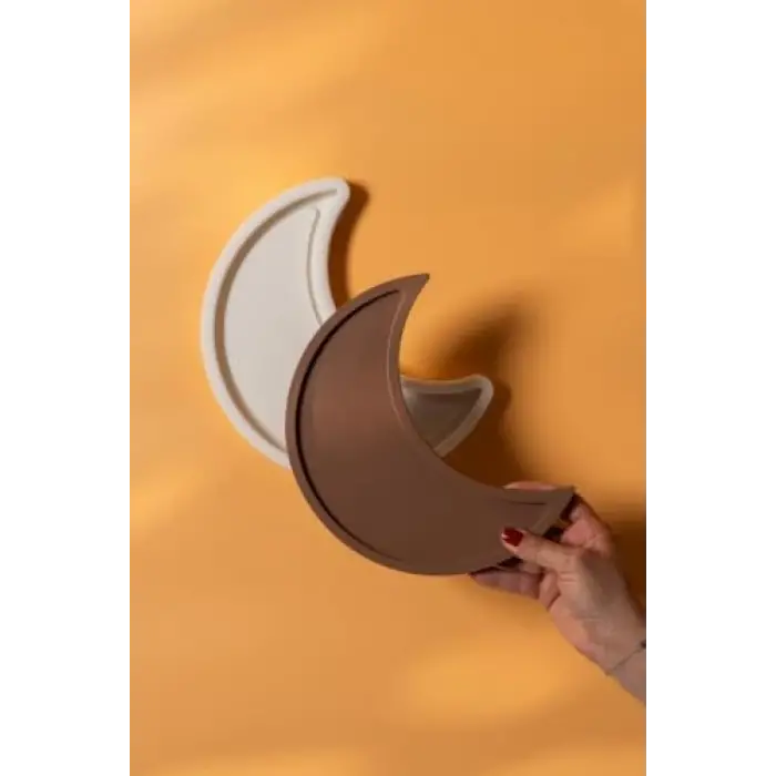 Hilal Şekilli Silikon Tepsi Kalıbı