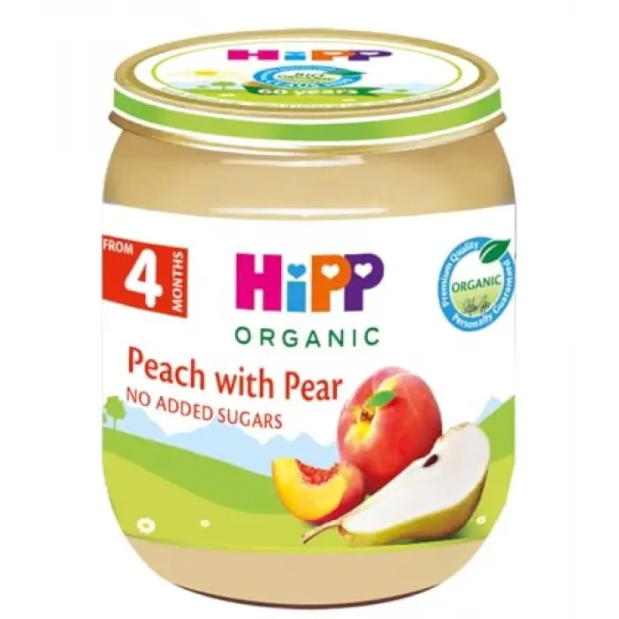 HiPP Organik Armutlu Şeftali Püresi 125 gr