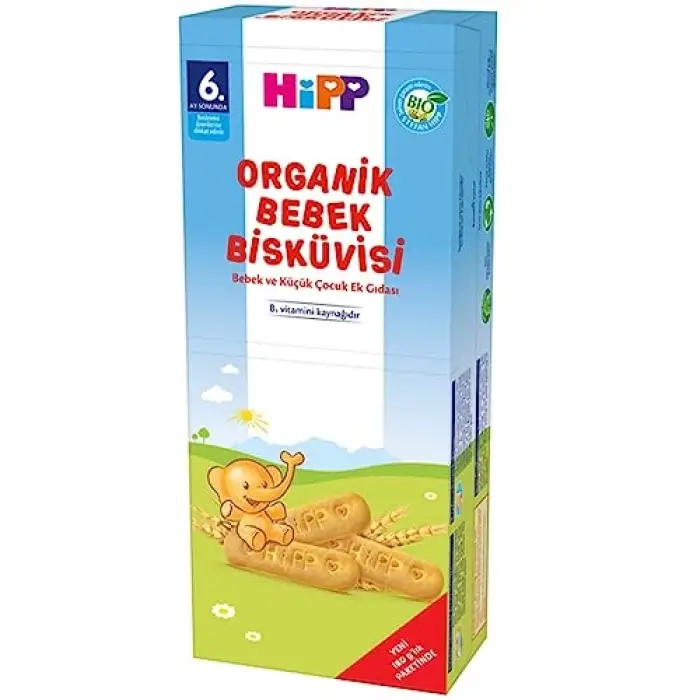 HiPP Organik Bebek Bisküvisi 180 gr