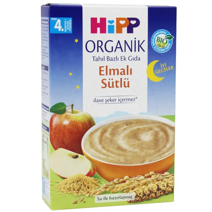 HiPP Organik İyi Geceler Sütlü Elmalı 250 gr