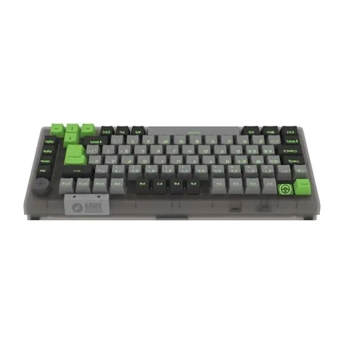 HK610 Gateron Switch RGB LCD Tri-Mode Kablosuz/Bluetooth %75 Gaming Klavye