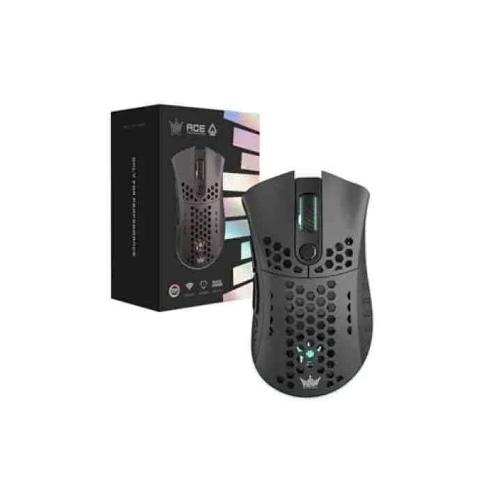 HOF ACE M2 BLACK ARGB Kablosuz Gaming Mouse Siyah