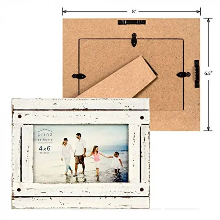 Homestead Holzrahmen 4 x 6 Distressed White