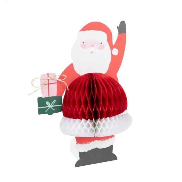 Honeycomb Santa Tebrik Kartı