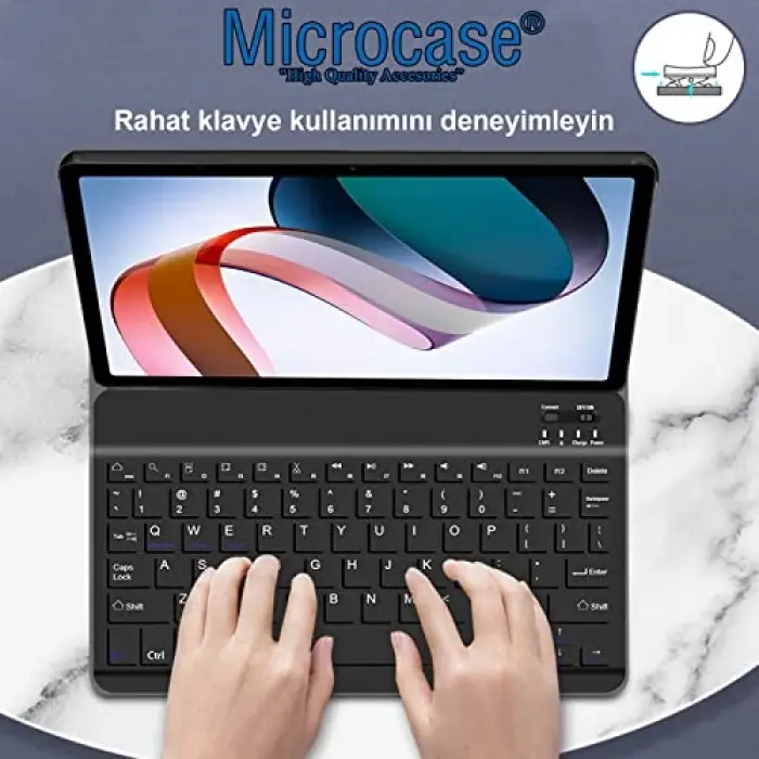 Honor Pad 8 12 inch Tablet Bluetooth Klavyeli Standlı Kılıf - BKK4