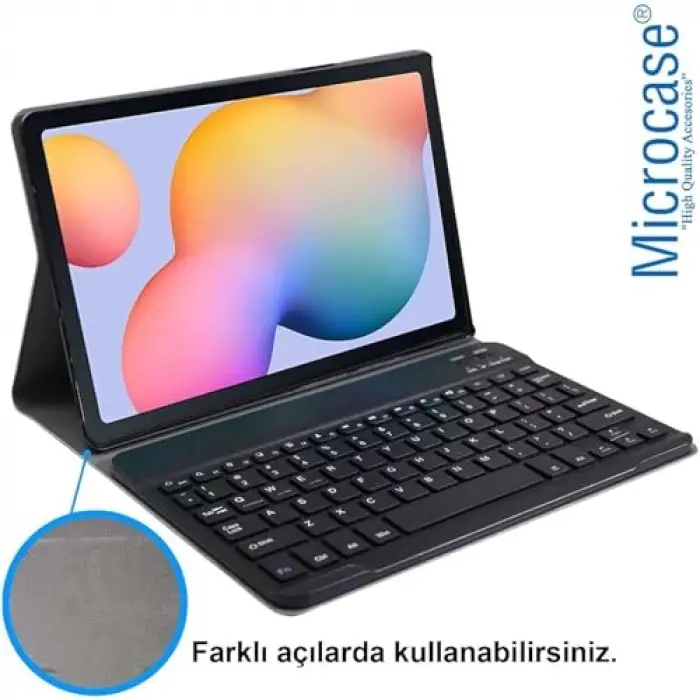 Honor Pad X8B 11 Tablet Uyumlu Bluetooth Klavyeli Standlı Kılıf - BKK4