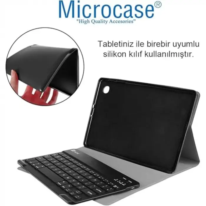 Honor Pad X8B 11 Tablet Uyumlu Bluetooth Klavyeli Standlı Kılıf - BKK4