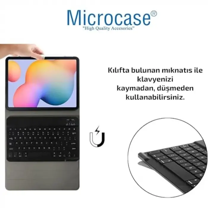 Honor Pad X8B 11 Tablet Uyumlu Bluetooth Klavyeli Standlı Kılıf - BKK4