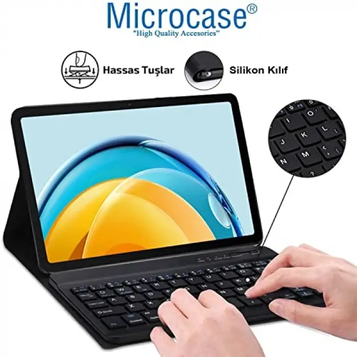 Honor Pad X9 11.5 inch Tablet Bluetooth Klavyeli Standlı Kılıf - BKK4