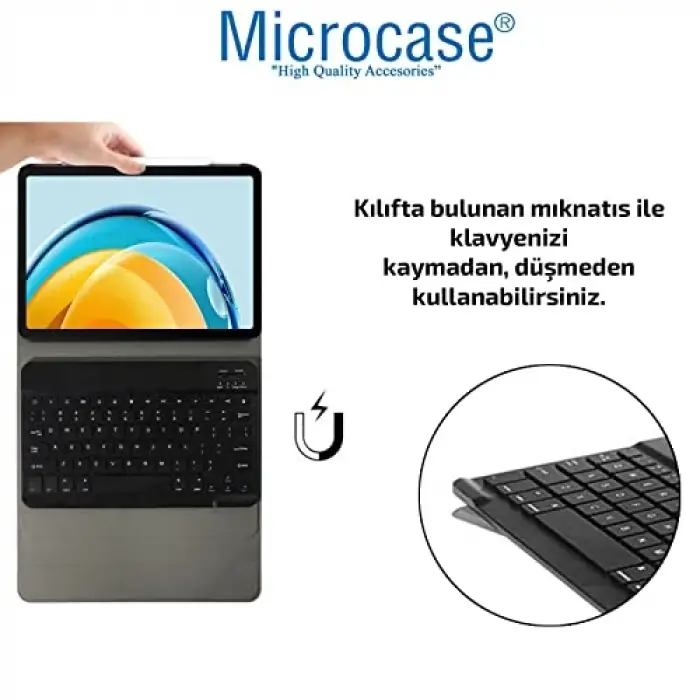 Honor Pad X9 11.5 inch Tablet Bluetooth Klavyeli Standlı Kılıf - BKK4