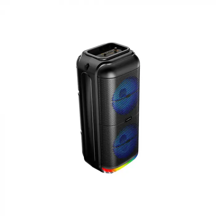 Hoparlör, 1800 Mah 6,5x2 Mikrofonlu Led Işıklı Bluetooth Bts-95
