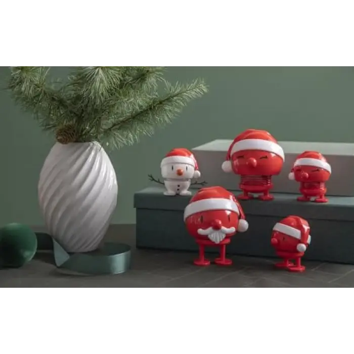 Hoptimist Santa Snowman S White