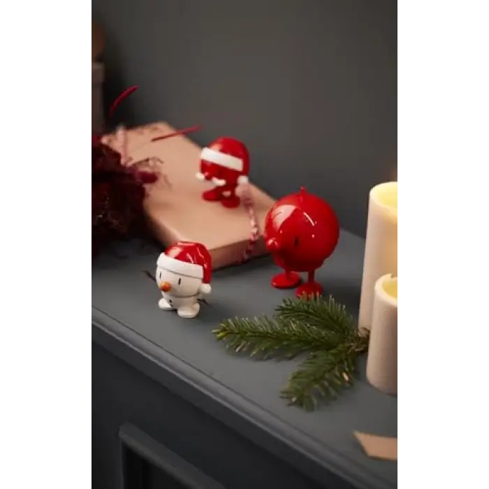 Hoptimist Santa Snowman S White