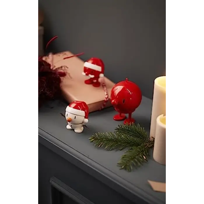 Hoptimist Santa Snowman S White