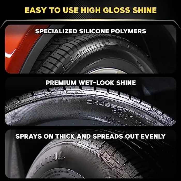 Hot Shine Lastik Parlatıcı Sprey 710 ml